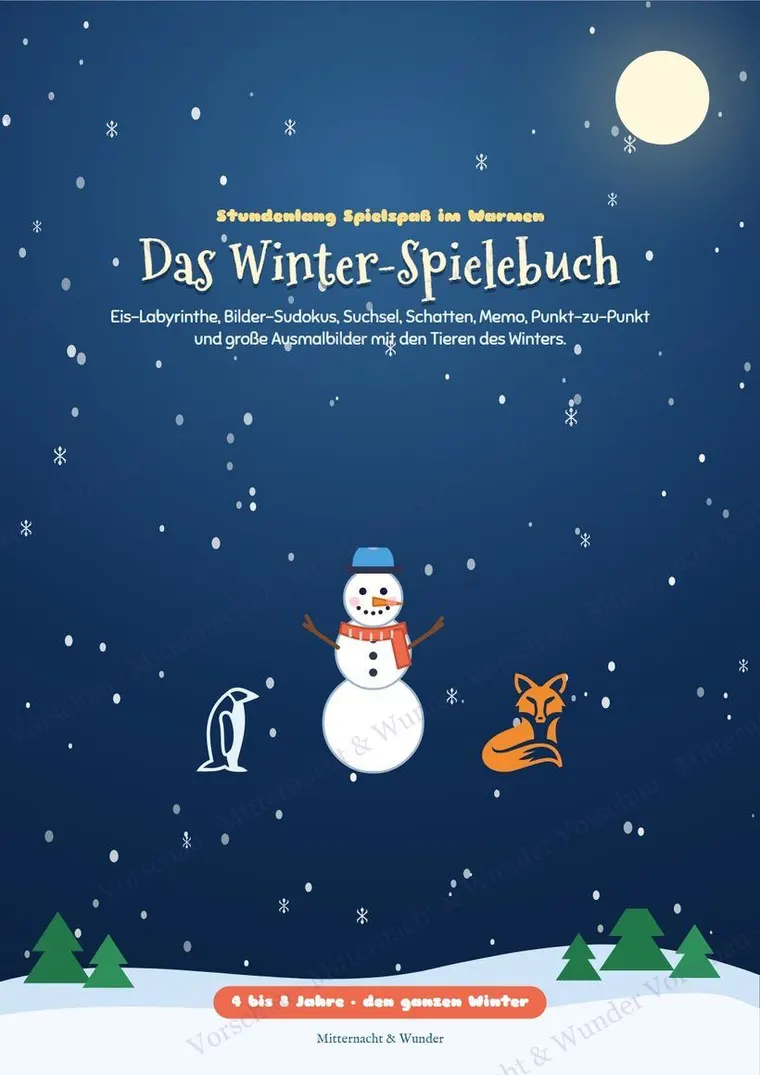 Die Winter-Box zum Ausdrucken · Seitenvorschau 1 von 10