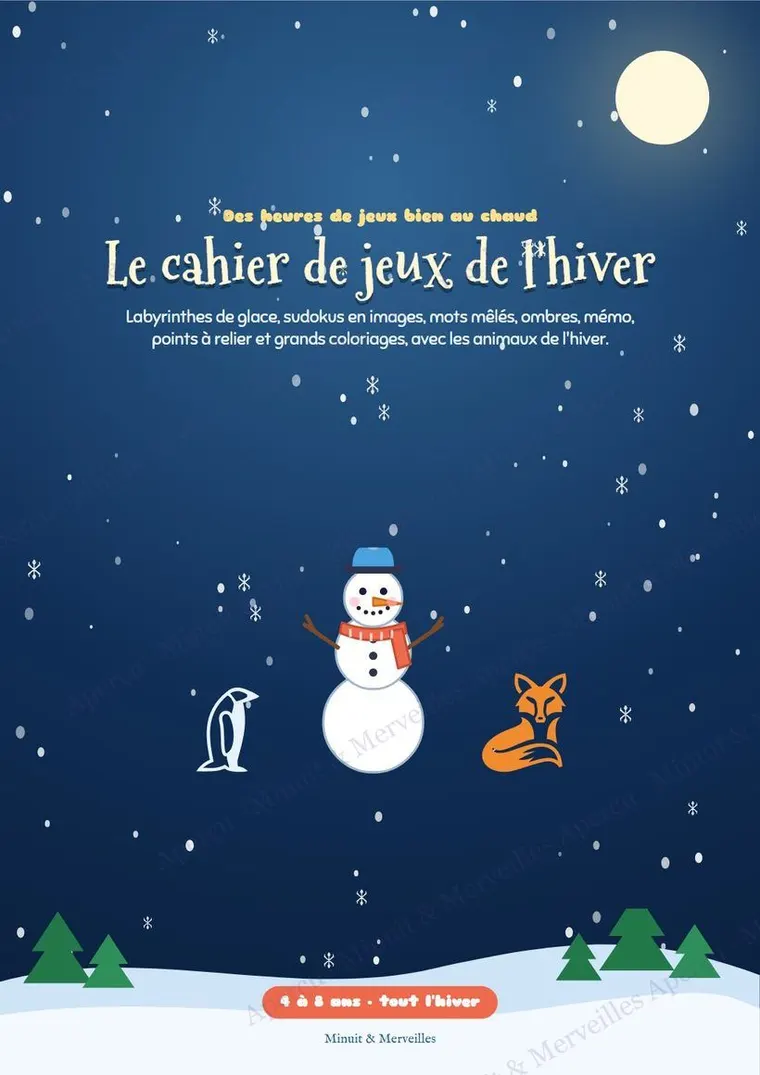La Boîte d'Hiver à imprimer · Aperçu de la page 1 sur 10