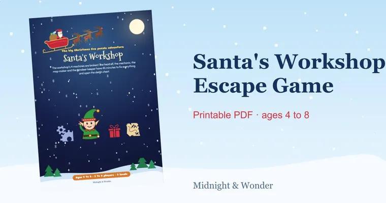 Santa's Workshop Escape Game : Santa's Workshop Escape Game