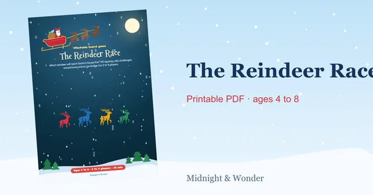 The Reindeer Race : The Reindeer Race