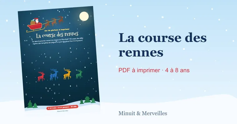 La course des rennes : La course des rennes