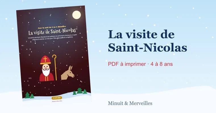 La visite de Saint-Nicolas : La visite de Saint-Nicolas