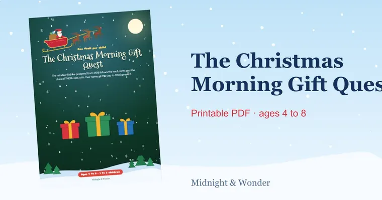 The Christmas Morning Gift Quest : The Christmas Morning Gift Quest
