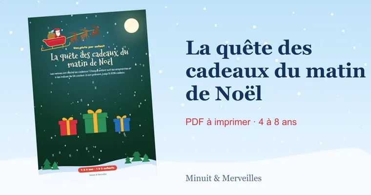La quête des cadeaux du matin de Noël : La quête des cadeaux du matin de Noël