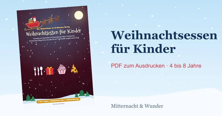 Weihnachtsessen für Kinder : Weihnachtsessen für Kinder