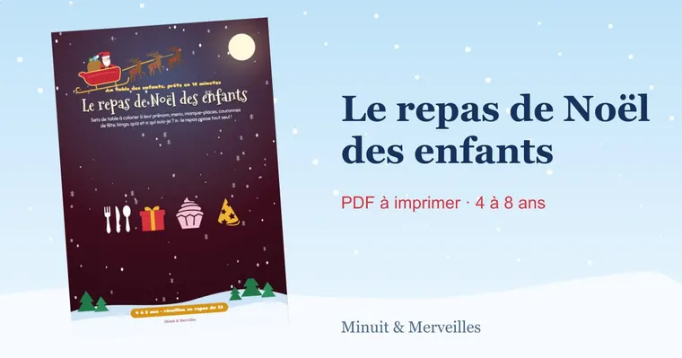 Le repas de Noël des enfants : Le repas de Noël des enfants